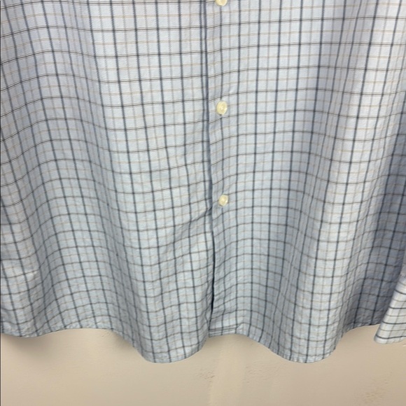 Blu by Polifroni Blue Casual Button Down Shirt Size 17.5 - Picture 6 of 11
